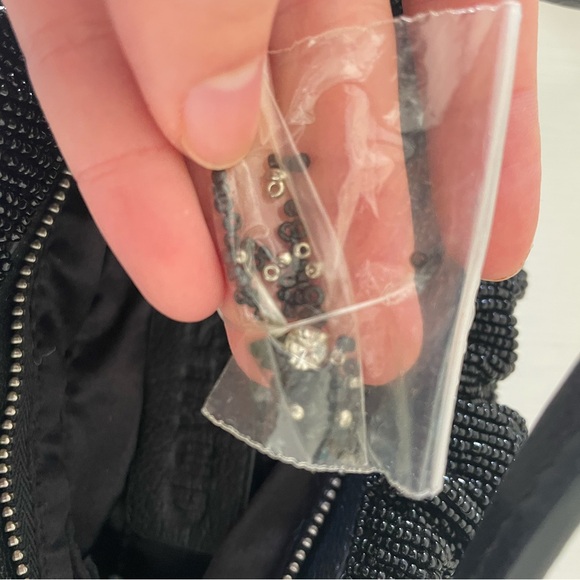 STAUS Black Beaded Evening Bag - Picture 6 of 7